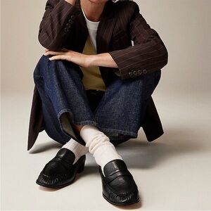 New in Box J Crew Maison Ruched Loafers